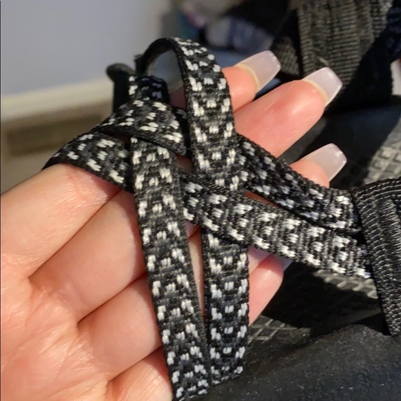 Chaco Shoes Brand New Chacos With Black And White Stripes Poshmark